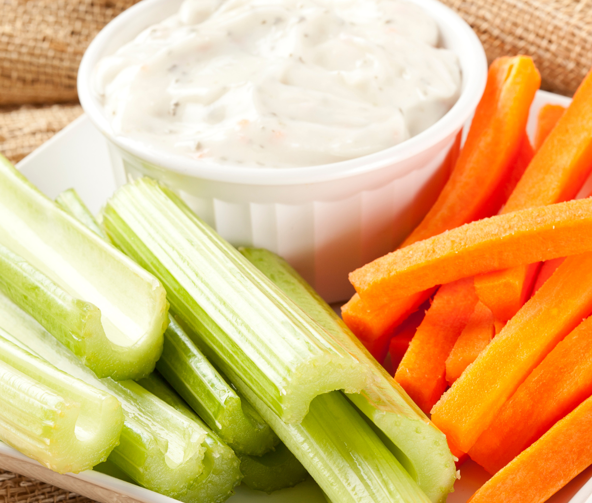 Celery & Carrots w/ Blue Cheese & Ranch